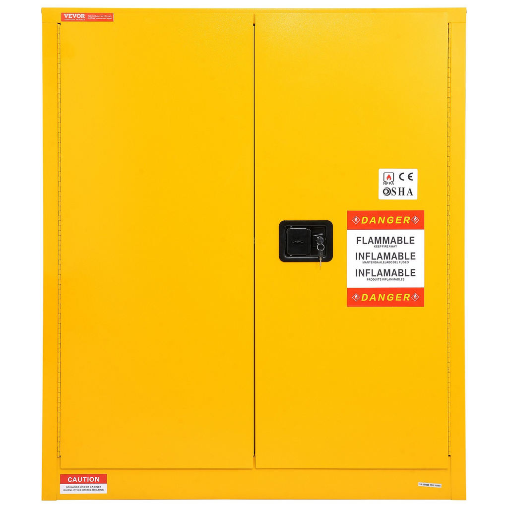 Gabinete de almacenamiento de líquidos inflamables de 30 galones 43,1 x 18,1 x 50,1 pulgadas