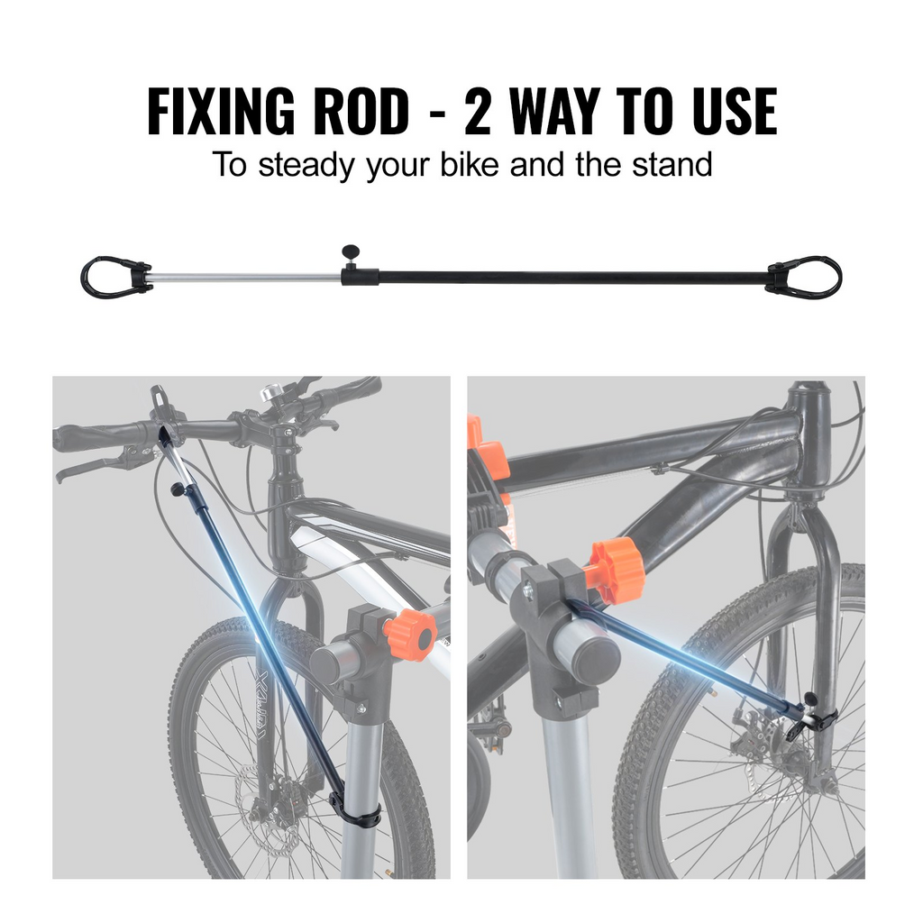 VEVOR - Soporte de reparación de bicicletas de acero resistente de 80 libras