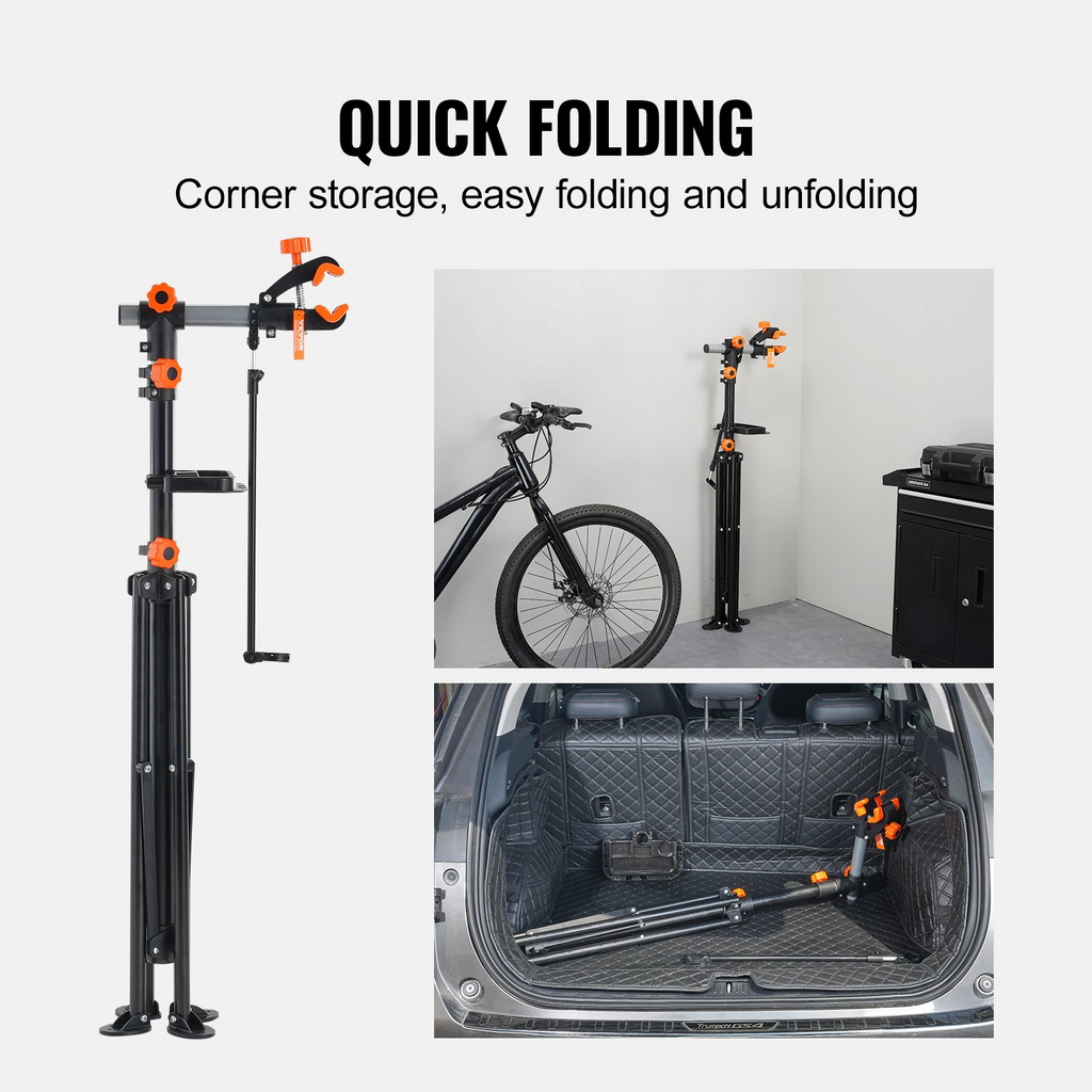VEVOR - Soporte de reparación de bicicletas de acero resistente de 80 libras