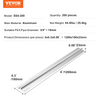 Placas de transferencia de calor VEVOR PEX de 4 pies para tuberías PEX de 3/4"