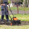 Cultivador eléctrico VEVOR de 12 A ancho de labranza de 18" profundidad de labranza de 3,94"