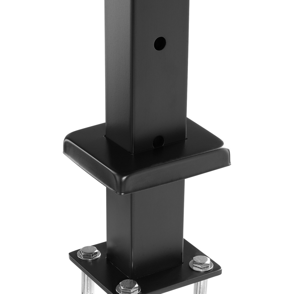 VEVOR - Paquete de 4 postes para barandilla de cable 36" x 1" x 2" con orificios horizontales de acero