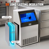 VEVOR Máquina para fabricar hielo comercial 265 lb/24 h capacidad de almacenamiento de 88 lb