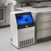 VEVOR Máquina para fabricar hielo comercial 265 lb/24 h capacidad de almacenamiento de 88 lb