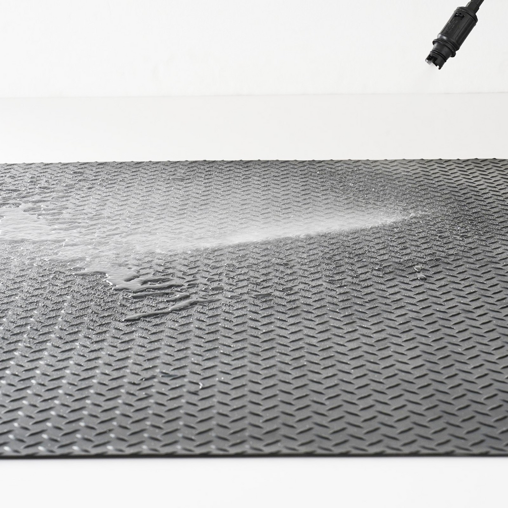 VEVOR - Rollo de suelo de caucho con placa de diamante 3 mm x 4 pies x 10 pies para garaje