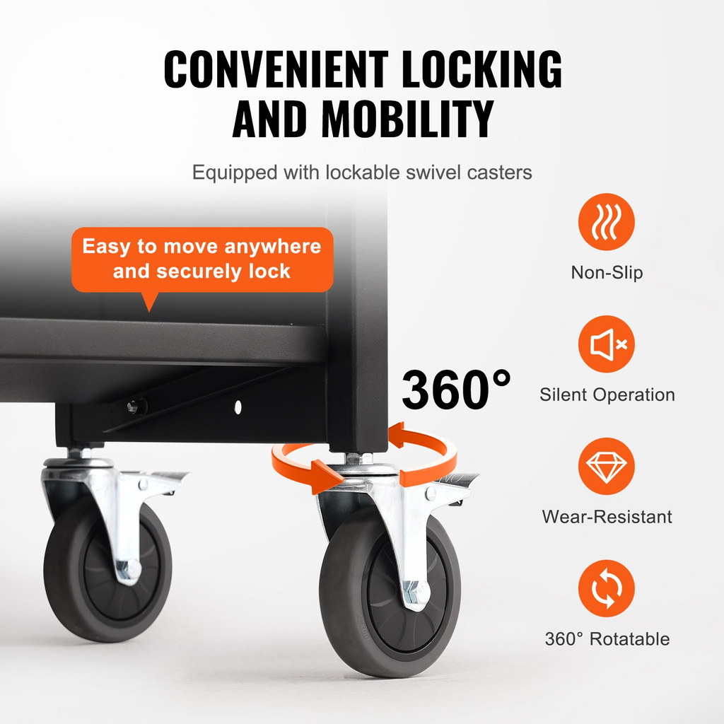 Carrito para libros con ruedas 150 kg 39,4 x 20,1 x 49,2 in con ruedas bloqueables de 10 cm