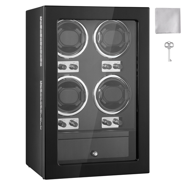 VEVOR Watch Winder para 4 relojes automáticos para hombres y mujeres con 4 motores