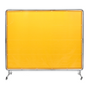 Pantalla de soldadura VEVOR con marco de 6' x 8' con 4 ruedas giratorias (2 bloqueables)