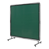 Pantalla de soldadura VEVOR con marco de 6' x 6' sobre 4 ruedas giratorias (2 bloqueables)