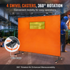 Pantalla de soldadura VEVOR con marco de 6' x 8'