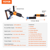 Lijadora pulidora de tubos VEVOR 1000 W con 6 velocidades variables de 1100 a 3200 rpm