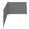 VEVOR Toldo lateral retráctil mampara de privacidad para exteriores de 79'' x 236'' impermeable de poliéster de 180 g