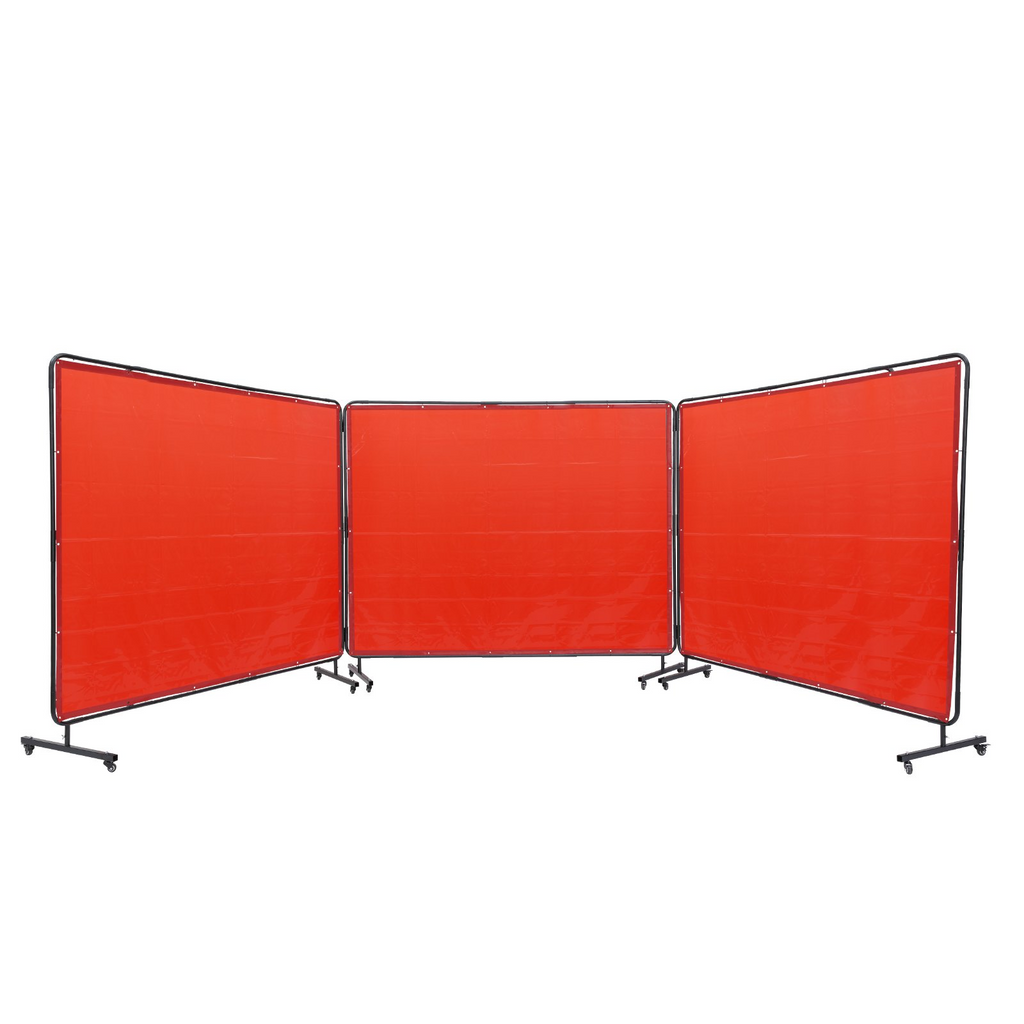 Pantalla de soldadura VEVOR con marco 6' x 8' 3 paneles