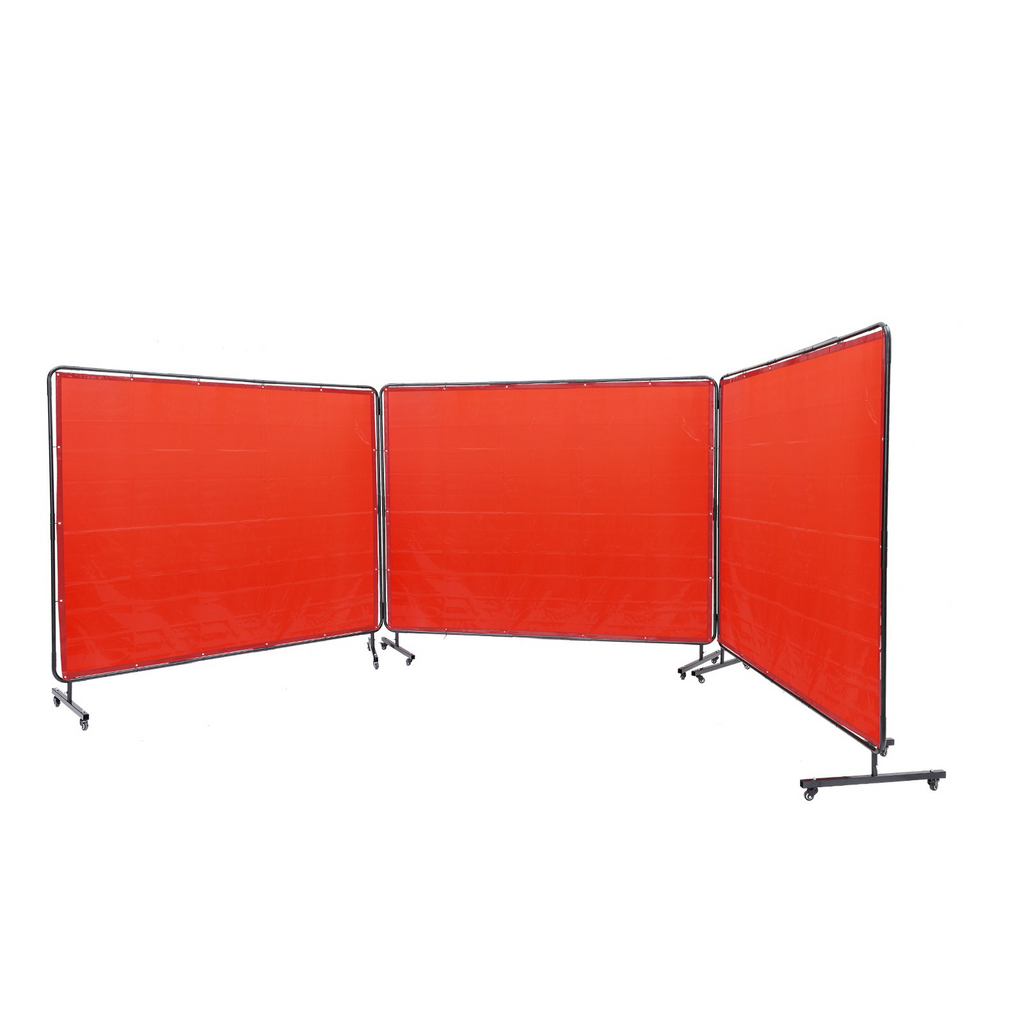 Pantalla de soldadura VEVOR con marco 6' x 8' 3 paneles