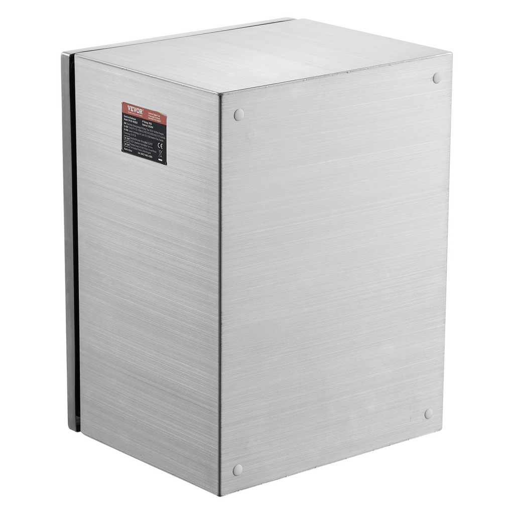 Caja eléctrica de acero VEVOR, 16" x 12" x 6", caja de protección eléctrica de acero inoxidable 304,