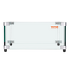 VEVOR Protector contra el viento para fogatas a gas para mesa de fuego cuadrada 21 x 21 x 7,5 pulgadas