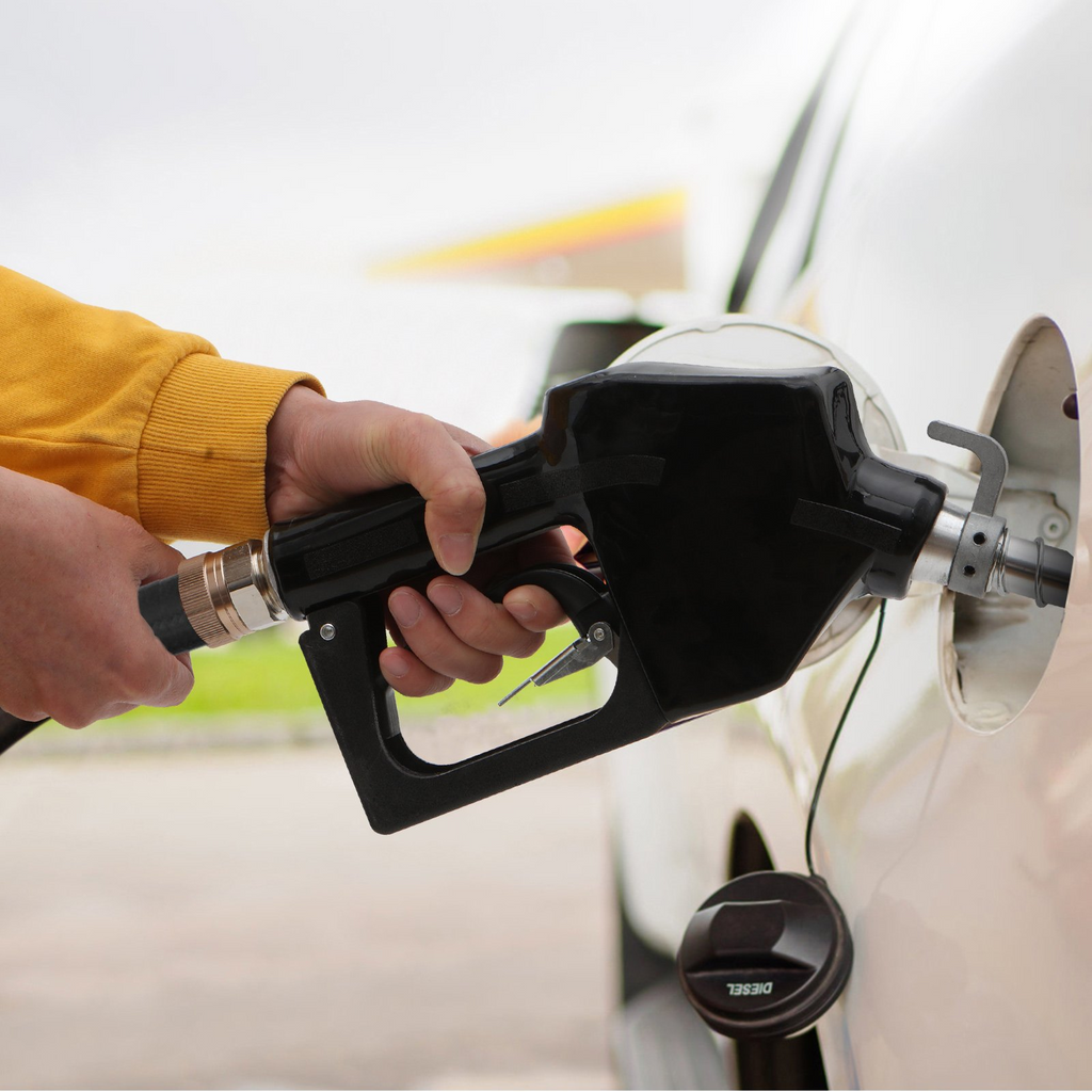 Boquilla de combustible automática VEVOR con cierre de combustible, boquilla de 3/4" NPT y 13/16" para recarga de combustible diésel  JH2