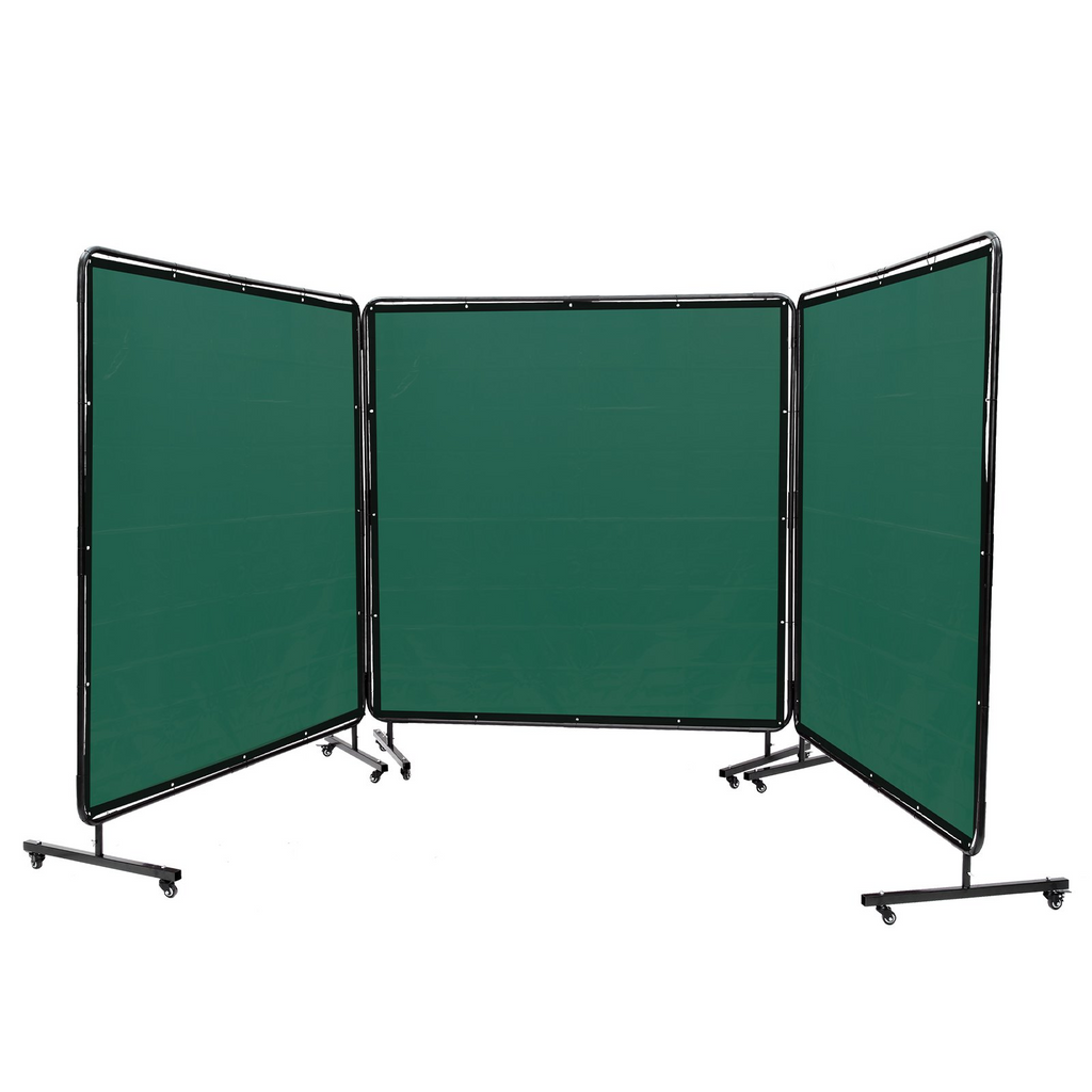 Pantalla de soldadura VEVOR con marco 6' x 6' 3 paneles