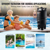 Filtro de piscina de cartucho VEVOR área de filtrado de 325 pies cuadrados para piscinas enterradas