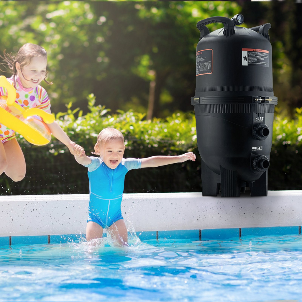 Filtro de piscina de cartucho VEVOR área de filtrado de 325 pies cuadrados para piscinas enterradas