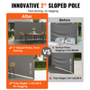 Toldo lateral retráctil VEVOR 63'' x 236'' pantalla solar para patio completamente de aluminio a prueba de óxido