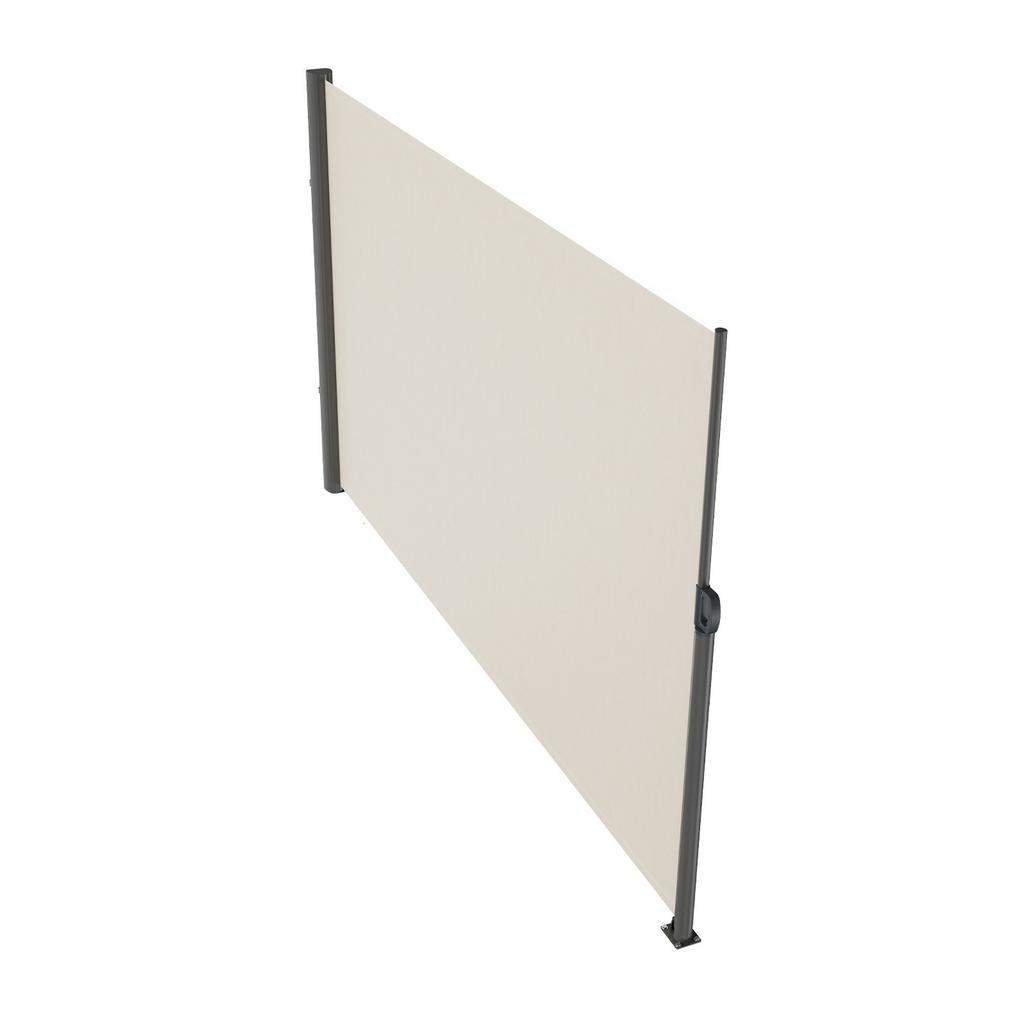 Toldo retráctil beige VEVOR de 180 x 300 cm (71 x 118 in) de aluminio resistente