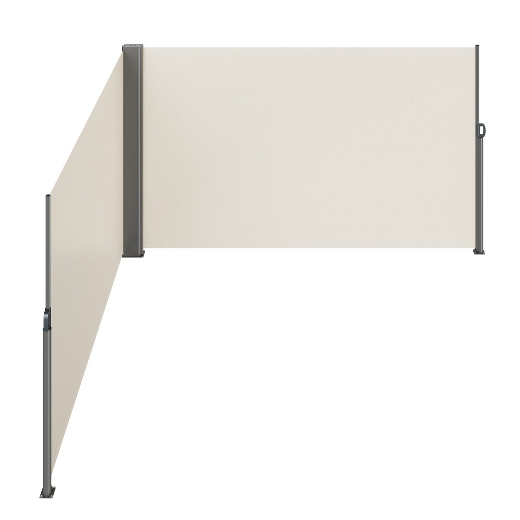 Toldo retráctil beige VEVOR de 63'' x 236''