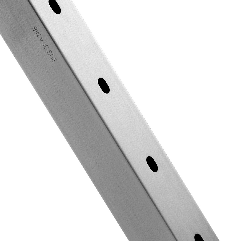 Poste de barandilla de cable con orificio horizontal de acero de 36" x 2" x 2" 10 orificios pretaladrados