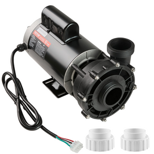 Bomba para spa de 2 velocidades VEVOR marco de 56 pulgadas CA 220-240 V 3 HP/200 GPM/65,61 pies de alta velocidad o 0,4 HP/100 GPM/16,07