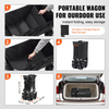 VEVOR - Carro plegable para playa 220 L con capacidad máxima de 330 lb
