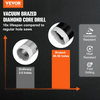 VEVOR Juego de brocas de diamante para perforar con núcleo 11 piezas 6/8/10/20/25/28/32/35/45/50/65 mm con conector de 5/8"-11