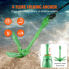 Kit de anclaje para kayak VEVOR para tabla de remo de 3,5 lb con cuerda de 26,2 pies/8 m y boya