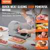 Cortadora de carne VEVOR de 180 W con hoja de acero inoxidable SUS420 de 7,5" y protector de hoja
