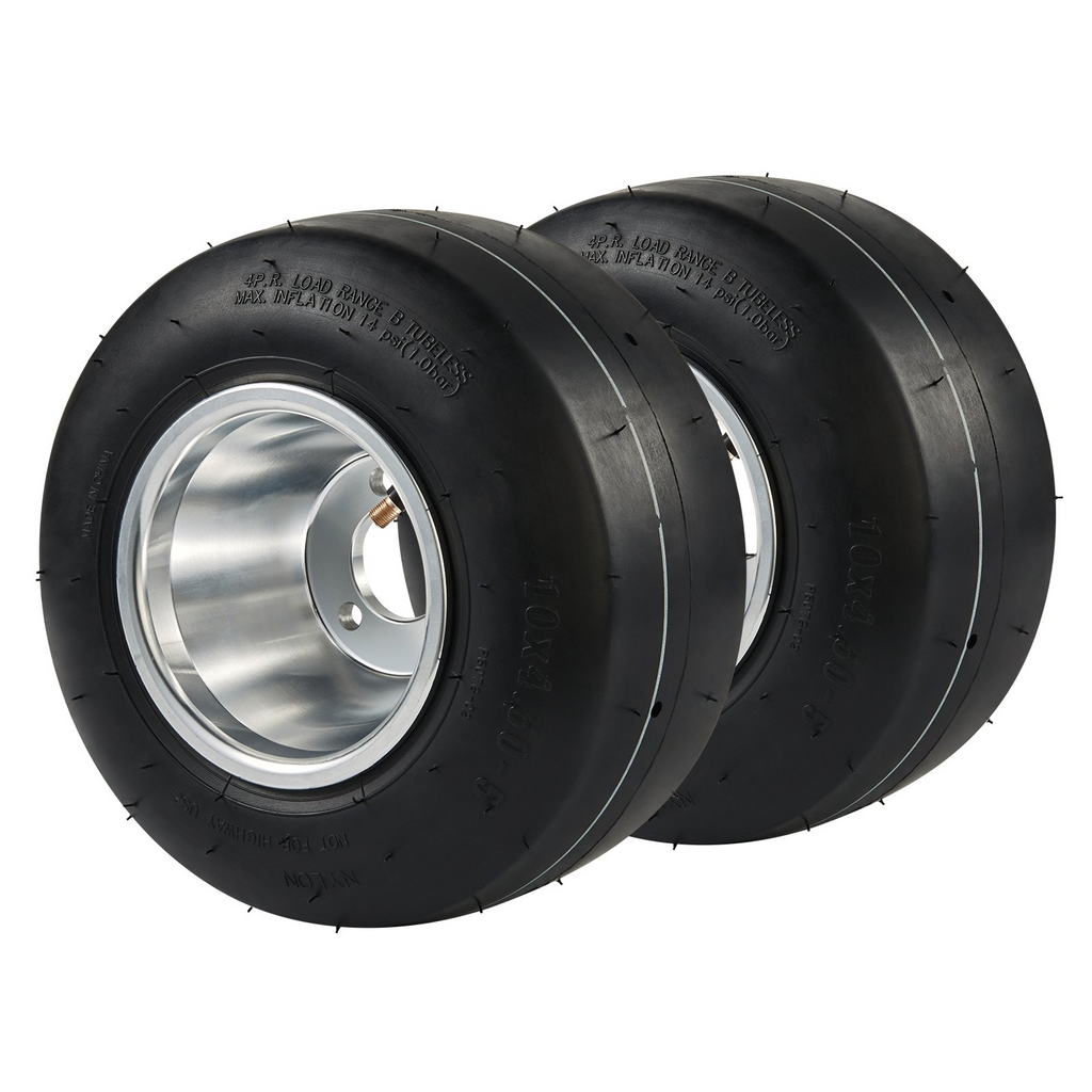 Neumáticos y llantas para karts VEVOR de 10 x 4,5 a 5 pulgadas