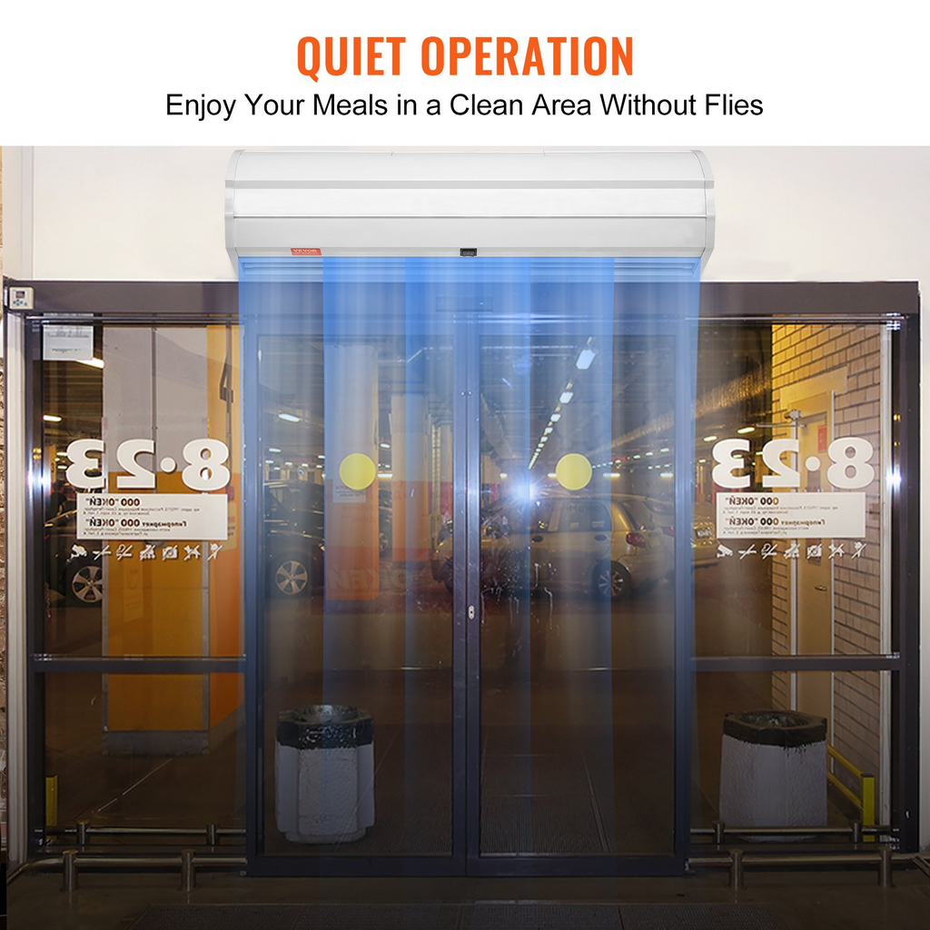 Cortina de aire comercial para interiores VEVOR de 36" de gran potencia 2 velocidades 900 CFM 110 V