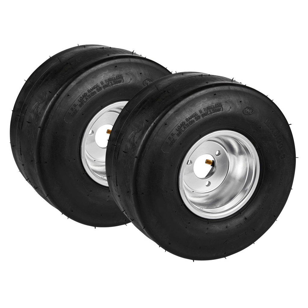 Neumáticos y llantas para karts VEVOR de 11 x 6-5" paquete de 2 ruedas traseras