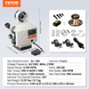 Alimentador de fresadora con eje Z VEVOR de 450 in-lb velocidad de rotación ajustable de 0 a 200 RPM de 120 V