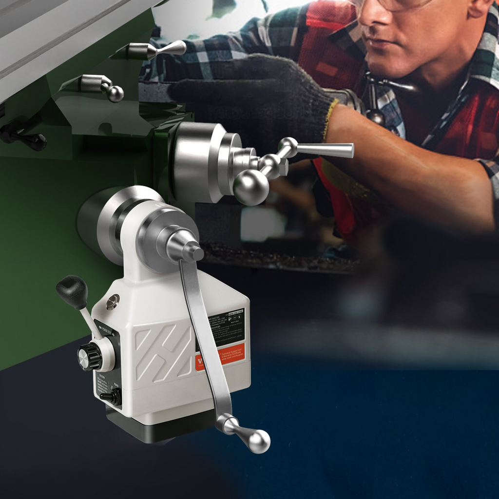 Alimentador de fresadora con eje Z VEVOR de 450 in-lb velocidad de rotación ajustable de 0 a 200 RPM de 120 V