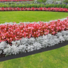 VEVOR Borde de acero para jardín paquete de 4 tiras de 40" de largo x 8" de alto con 6 clips