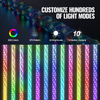 Control remoto RF impermeable 360 ° espiral RGB con 2 banderas para UTV ATV motocicletas RZR