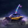 VEVOR Whip Light y control remoto Impermeable 360° con 2 banderas