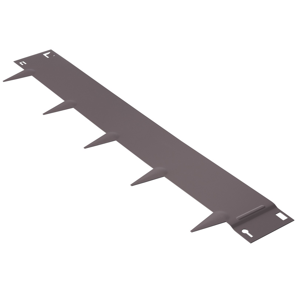Paquete de 5 tiras de acero para jardín 39" de largo x 5" de alto altura de la estaca de 3,15"