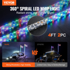 Led Whip Light Control Remoto Impermeable 360° con 4 Banderas para UTV ATV Motocicletas RZR Can-am Camiones Todoterreno Go-karts