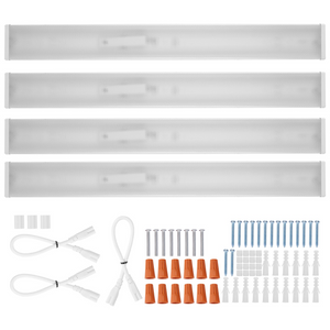 VEVOR - Luz LED envolvente de 4 pies 50 W 5500 lm montaje empotrado