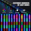 Control remoto Led Impermeable RGB con 4 banderas para UTV ATV motocicletas RZR Can-am camiones todoterreno Go-karts