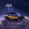 Control remoto Led Impermeable RGB con 4 banderas para UTV ATV motocicletas RZR Can-am camiones todoterreno Go-karts