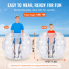 VEVOR - Pelota de parachoques inflable (1 unidad) 1,2 m (4 pies) de cuerpo 0,8 mm de grosor de PVC