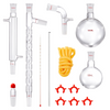Kit de destilación de laboratorio VEVOR borosilicato 3,3 con 24 juntas y 40 1000 ml