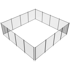 Valla para piscina VEVOR 4 x 48 pies de PVC Teslin de 340 g