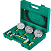 Kit de prueba de presión hidráulica VEVOR 250/400/600 bar 3 manómetros 6 acoplamientos de prueba 3 mangueras de prueba
